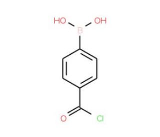 Benzoylchloride-4-boronic acid (CAS 332154-57-1) - chemical structure image