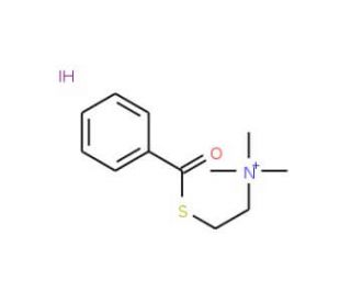 Benzoylthiocholine Iodide (CAS 10561-14-5) - chemical structure image