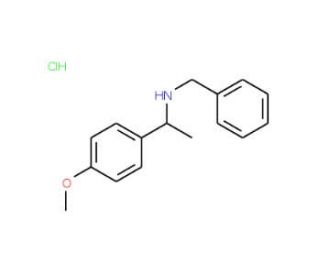 Benzyl-[1-(4-methoxyphenyl)ethyl]amine hydrochloride - chemical structure image