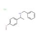 Benzyl-[1-(4-methoxyphenyl)ethyl]amine hydrochloride - chemical structure image
