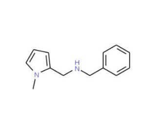 Benzyl-(1-methyl-1H-pyrrol-2-ylmethyl)-amine - chemical structure image