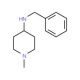 Benzyl-(1-methyl-piperidin-4-yl)-amine - chemical structure image