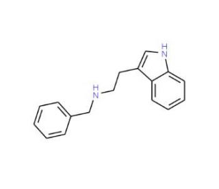 Benzyl-[2-(1H-indol-3-yl)-ethyl]-amine - chemical structure image