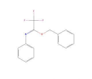 Benzyl 2,2,2-Trifluoro-N-phenylacetimidate (CAS 952057-61-3) - chemical structure image