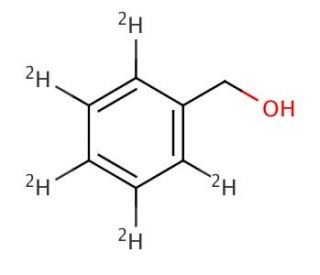 Benzyl-2,3,4,5,6-d5 alcohol (CAS 68661-10-9) - chemical structure image