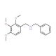 Benzyl-(2,3,4-trimethoxy-benzyl)-amine (CAS 436086-80-5) - chemical structure image