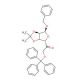 Benzyl 2,3-O-Isopropylidene-6-O-trityl-5-keto-α-D-mannofuranose (CAS 91364-12-4) - chemical structure image