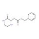 Benzyl 2-(3-oxo-2-piperazinyl)acetate - chemical structure image