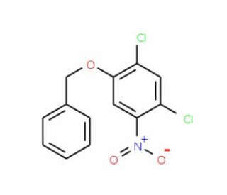 Benzyl 2,4-dichloro-5-nitrophenyl ether - chemical structure image