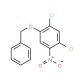 Benzyl 2,4-dichloro-5-nitrophenyl ether - chemical structure image
