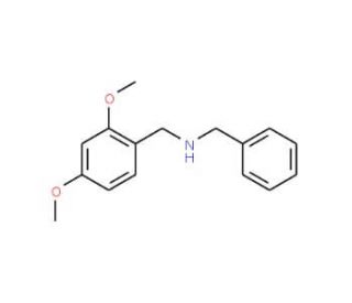 Benzyl-(2,4-dimethoxy-benzyl)-amine (CAS 83304-60-3) - chemical structure image