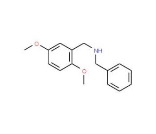 Benzyl-(2,5-dimethoxy-benzyl)-amine - chemical structure image