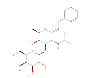 Benzyl 2-Acetamido-2,6-dideoxy-3-O-&beta;-D-galactopyranosyl &alpha;-D-Galactopyranoside (CAS 141020-28-2) - chemical structure image
