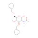Benzyl-2-acetamido-2-deoxy-3,6-di-O-benzyl-alpha-D-glucopyranoside (CAS 55287-49-5) - chemical structure image