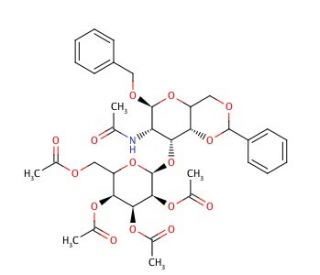 Benzyl 2-Acetamido-2-deoxy-4,6-O-benzylidene-3-O-(2&prime;,3&prime;,4&prime;,6&prime;-tetra- O-acetyl-&beta;-D-galactopyranosyl)-&alpha;-D-galactopyranoside (CA