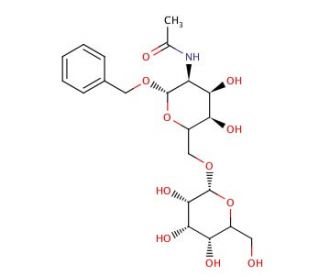Benzyl 2-Acetamido-2-deoxy-6-O-(&beta;-D-galactopyranosyl)-&alpha;-D-galactopyranoside (CAS 93496-44-7) - chemical structure image