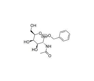 Benzyl-2-acetamido-2-deoxy-&alpha;-D-galactopyranoside (CAS 3554-93-6) - chemical structure image