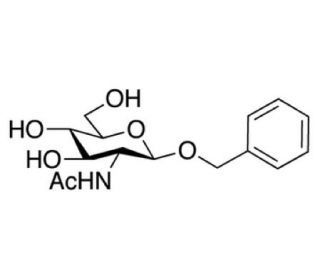Benzyl 2-Acetamido-2-deoxy-&beta;-D-glucopyranoside (CAS 13343-67-4) - chemical structure image