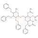 Benzyl 2-Acetamido-3,4-di-O-acetyl-2-deoxy-6-O-(tri-O-benzyl-L-fucopyranosyl)-α-D-glucopyranoside - chemical structure image