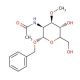 Benzyl 2-Acetamido-3-O-methyl-α-D-glucopyranoside (CAS 93215-41-9) - chemical structure image