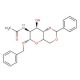 Benzyl 2-Acetamido-4,6-O-benzylidene-2-deoxy-α-D-glucopyranoside 的分子结构, CAS编号: 13343-63-0 Benzyl 2-Acetamido-4,6-O-benzylidene-2-deoxy-α-D-glucopyranoside (CAS 13343-63-0) - chemical structure image