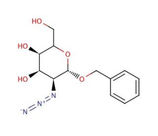 Benzyl 2-Azido-2-deoxy-&alpha;-D-galactopyranoside (CAS 166907-09-1) - chemical structure image