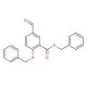 Benzyl 2-Benzyloxy-5-formylbenzoate (CAS 150258-60-9) - chemical structure image