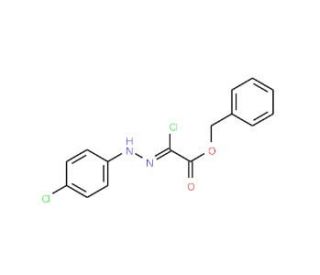 Benzyl 2-chloro-2-[2-(4-chlorophenyl)hydrazono]acetate - chemical structure image