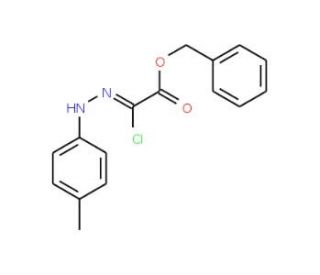 Benzyl 2-chloro-2-[2-(4-methylphenyl)hydrazono]acetate (CAS 271794-66-2) - chemical structure image
