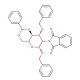 Benzyl 2-Deoxy-2-phthalimido-4,6-O-benzylidene-3-O-benzyl-β-D-glucopyranoside 的分子结构, CAS编号: 80035-34-3 Benzyl 2-Deoxy-2-phthalimido-4,6-O-benzylidene-3-O-benzyl-β-D-glucopyranoside (CAS 80035-34-3) - chemical structure image