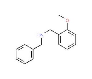 Benzyl-(2-methoxy-benzyl)-amine (CAS 69875-89-4) - chemical structure image