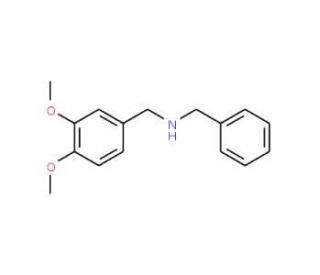 Benzyl-(3,4-dimethoxybenzyl)amine (CAS 13174-24-8) - chemical structure image
