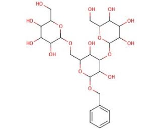 Benzyl 3,6-di-O-(&alpha;-D-mannopyranosyl)-&alpha;-D-mannopyranoside (CAS 149022-23-1) - chemical structure image