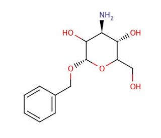 Benzyl 3-Amino-3-deoxy-&alpha;-D-mannopyranoside Hydrochloride (CAS 172838-30-1) - chemical structure image