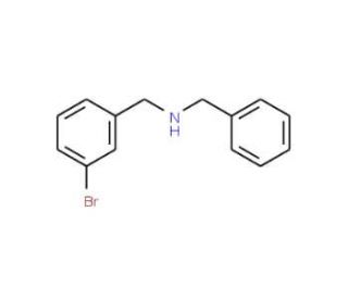 Benzyl-(3-bromobenzyl)amine (CAS 70251-03-5) - chemical structure image
