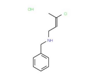 Benzyl-(3-chloro-but-2-enyl)-amine hydrochloride - chemical structure image