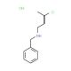 Benzyl-(3-chloro-but-2-enyl)-amine hydrochloride - chemical structure image