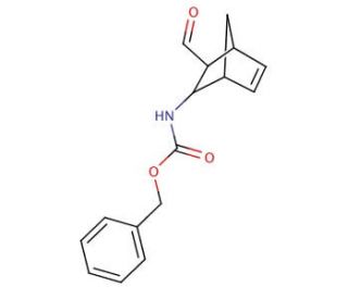 benzyl 3-formylbicyclo[2.2.1]hept-5-en-2-ylcarbamate - chemical structure image