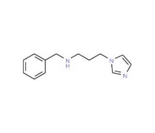 Benzyl-(3-imidazol-1-yl-propyl)-amine - chemical structure image