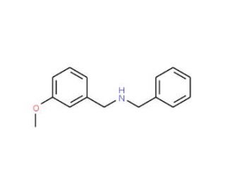Benzyl-(3-methoxy-benzyl)-amine (CAS 134240-37-2) - chemical structure image