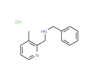 Benzyl-(3-methyl-pyridin-2-ylmethyl)-amine hydrochloride - chemical structure image