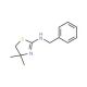 Benzyl-(4,4-dimethyl-4,5-dihydro-thiazol-2-yl)-amine (CAS 125101-40-8) - chemical structure image