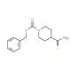 Benzyl 4-[amino(thiocarbonyl)]piperidine-1-carboxylate (CAS 167757-46-2) - chemical structure image