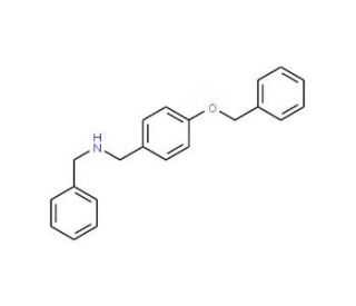 Benzyl-(4-benzyloxy-benzyl)-amine - chemical structure image