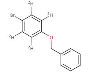 Benzyl 4-(Bromophenyl)-ether-d4 - chemical structure image