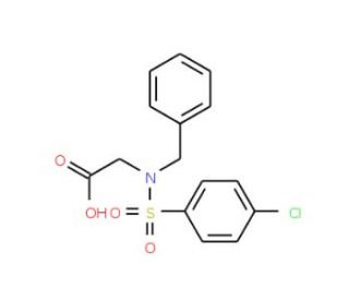 [Benzyl-(4-chloro-benzenesulfonyl)-amino]-acetic acid - chemical structure image