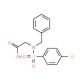 [Benzyl-(4-chloro-benzenesulfonyl)-amino]-acetic acid - chemical structure image