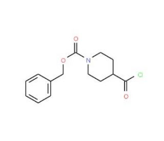 Benzyl 4-(chlorocarbonyl)tetrahydro-1(2H)-pyridinecarboxylate (CAS 10314-99-5) - chemical structure image