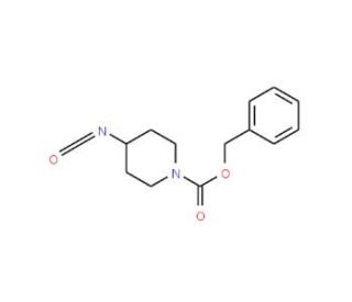 Benzyl 4-isocyanatopiperidine-1-carboxylate (CAS 220394-91-2) - chemical structure image