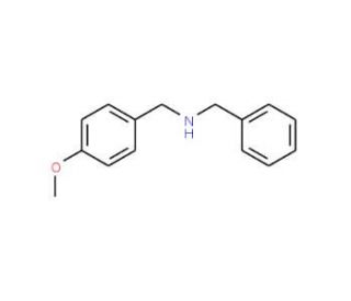 Benzyl[(4-methoxyphenyl)methyl]amine (CAS 14429-02-8) - chemical structure image